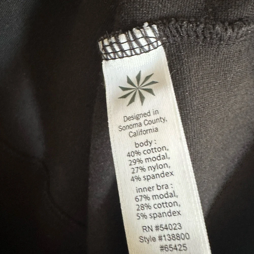 Athleta Black Whirlwind Shelf Bra Tank Dress Size Small EUC - Picture 11 of 12